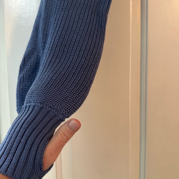 Aerie Lavender Cowl Neck Sweater - Picture 2 of 4